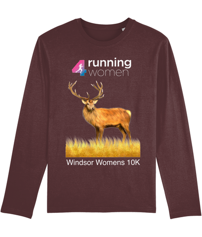 Long Sleeved T-shirt - R4W Windsor Women's 10k Deer