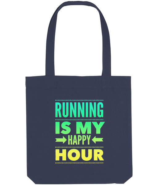 Running Is My Happy Hour - Tote Bag