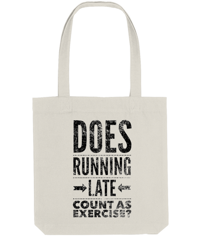 Does Running Late - Tote Bag