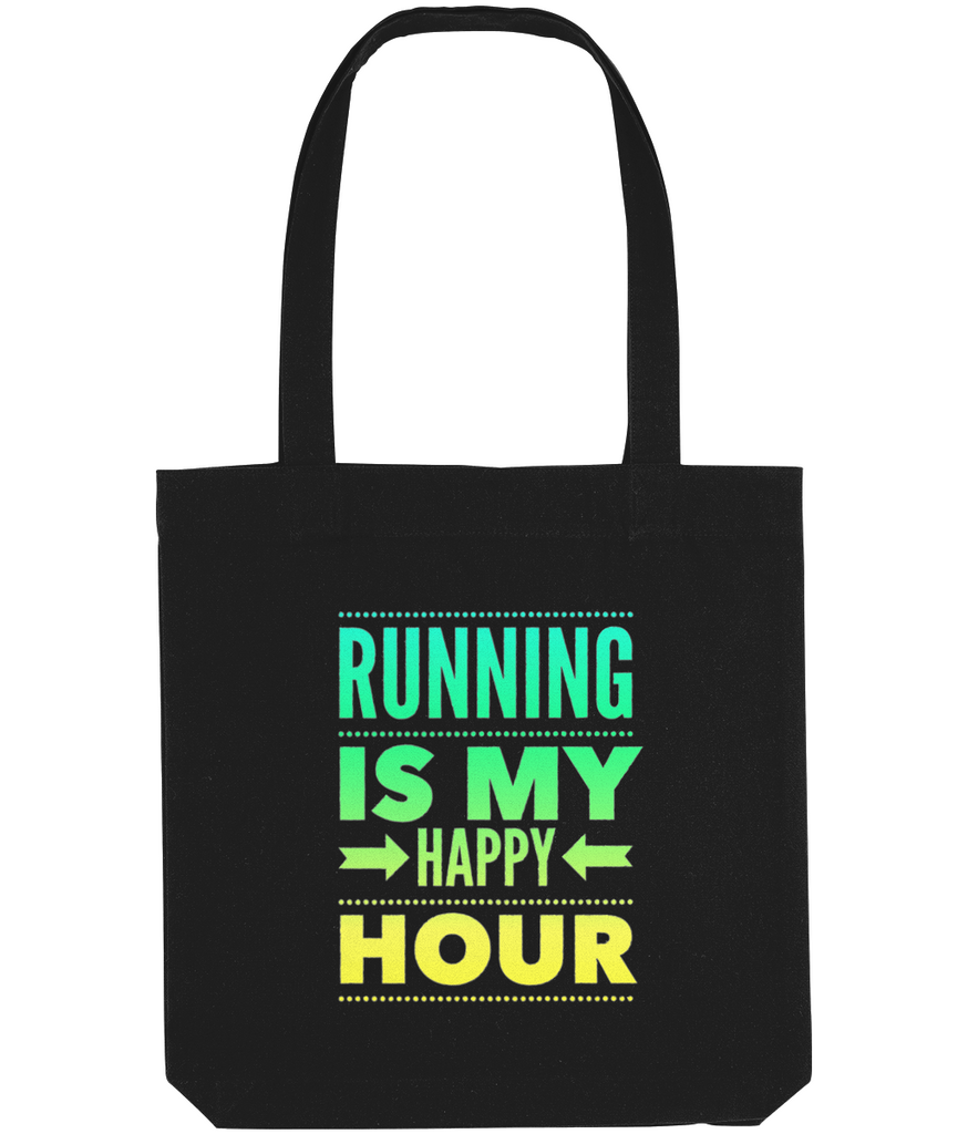 Running Is My Happy Hour - Tote Bag