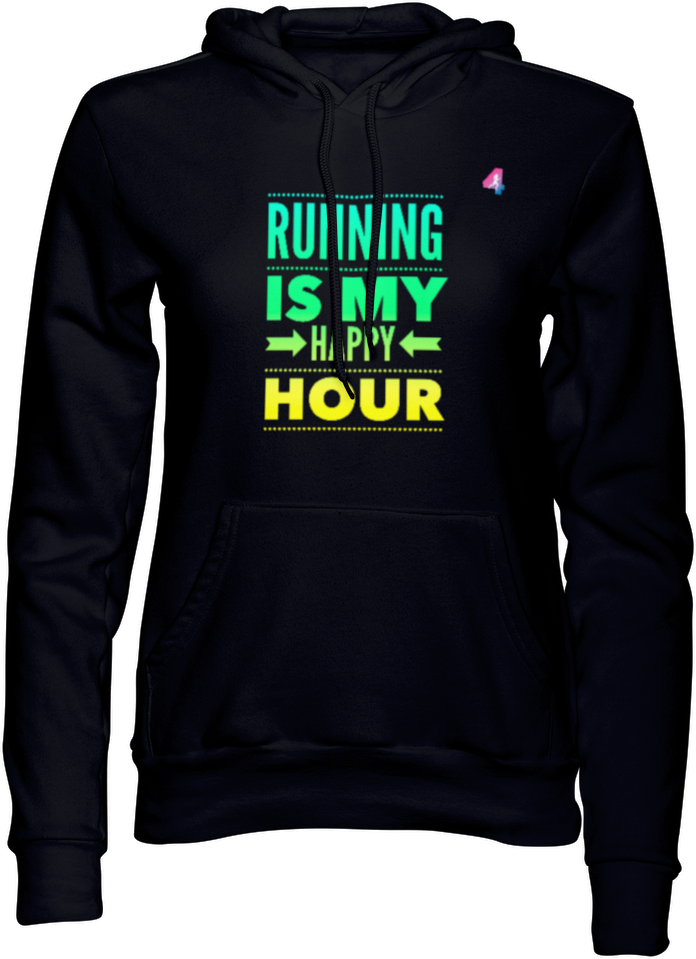 Running Is My Happy Hour - Hoodie