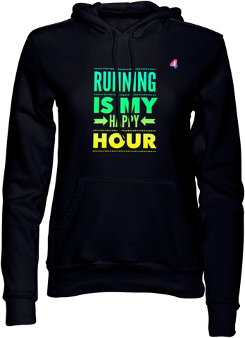Running Is My Happy Hour - Hoodie